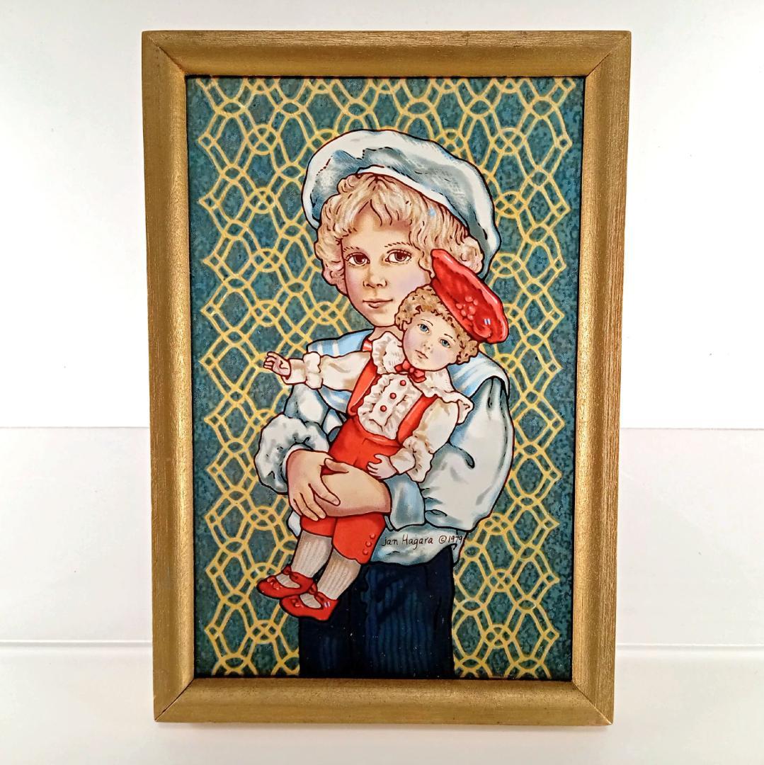 ジャン・ハガラ ステンドグラス 少年とお人形 ステファン グラスマスターズ社