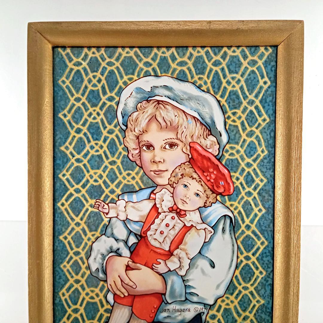 ジャン・ハガラ ステンドグラス 少年とお人形 ステファン グラスマスターズ社