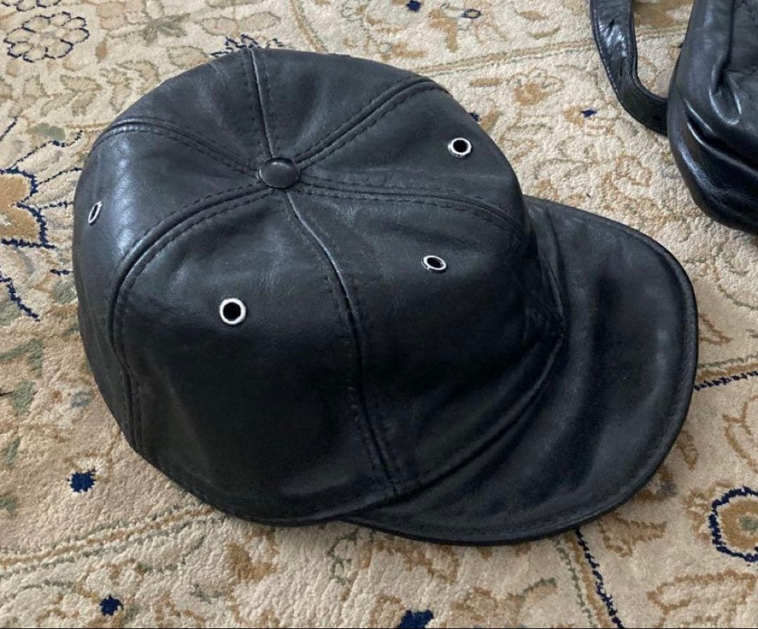 ラングリッツ レザー ベースポールキャップサイズL程度