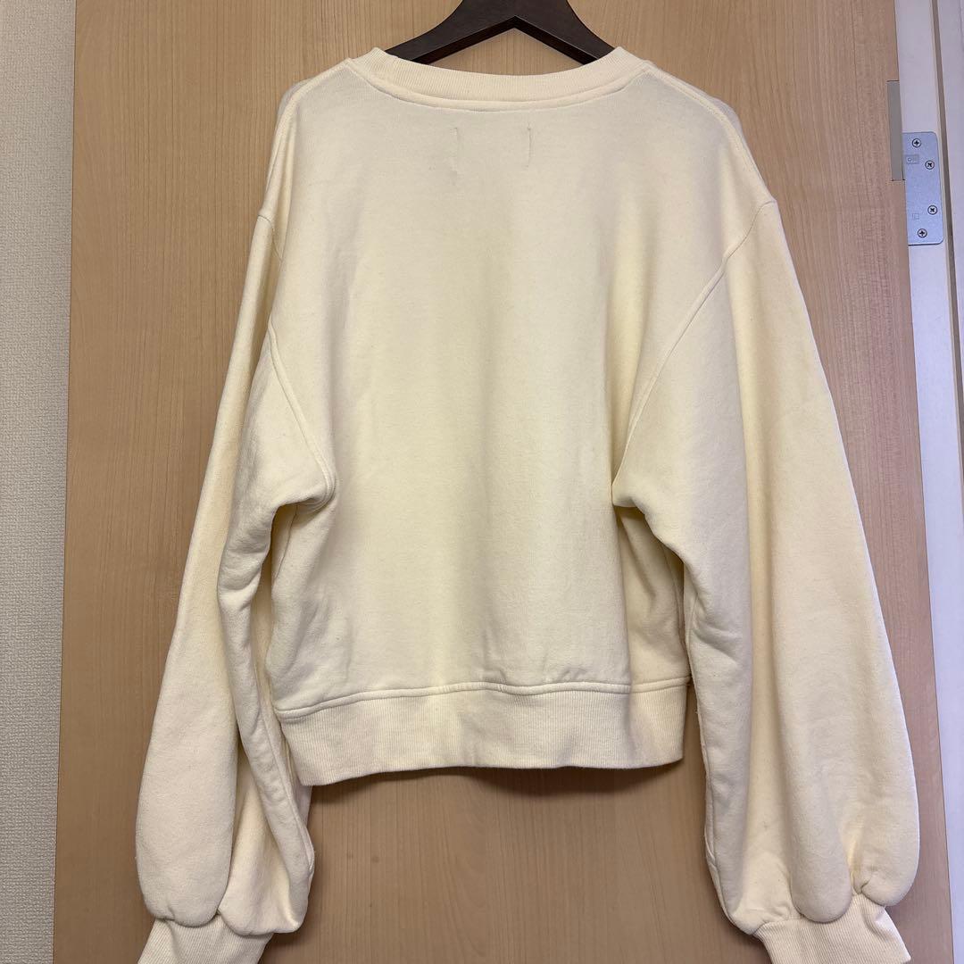 UGGロゴトレーナー　白XS