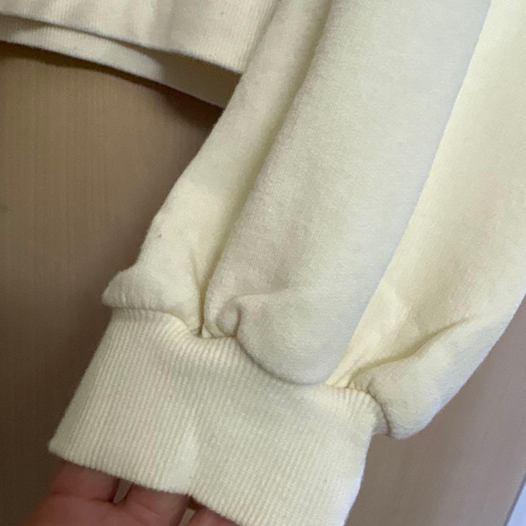 UGGロゴトレーナー　白XS