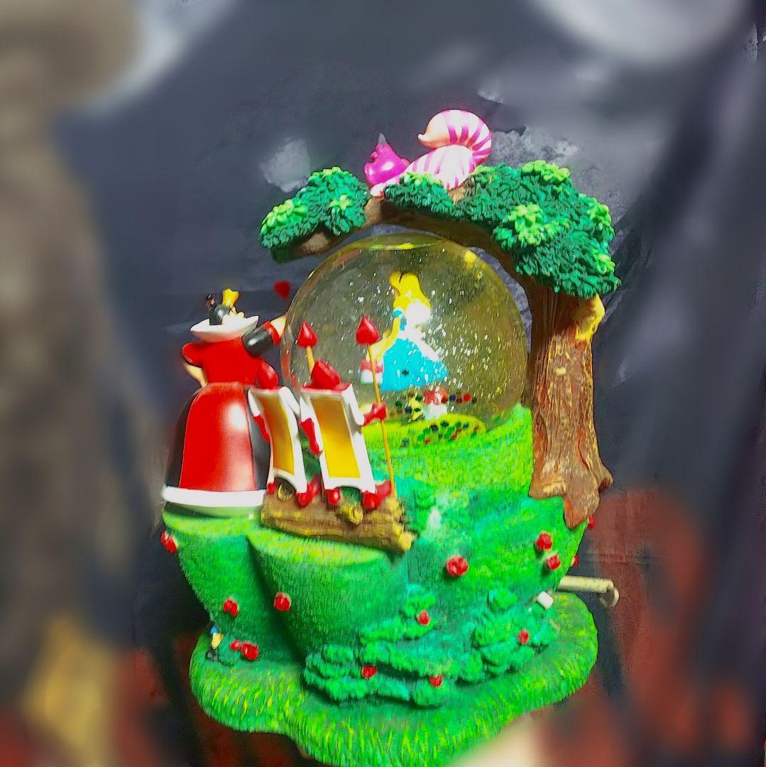 【不思議の国のアリス】激レア スノーグローブ オルゴール