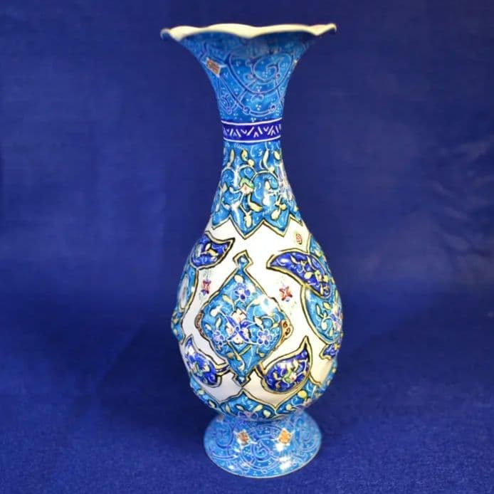 海外ペルシャ直輸入 ミナカーリー 花瓶 有名デザイナー