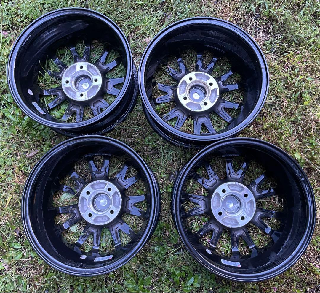 今週末まで値下げ！送料込み❗️美品‼️VELVA 14インチブラックホイール