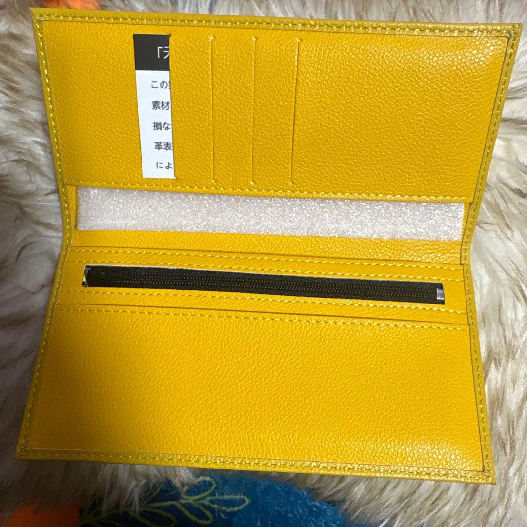 皇居　長財布　黄色　新品未使用