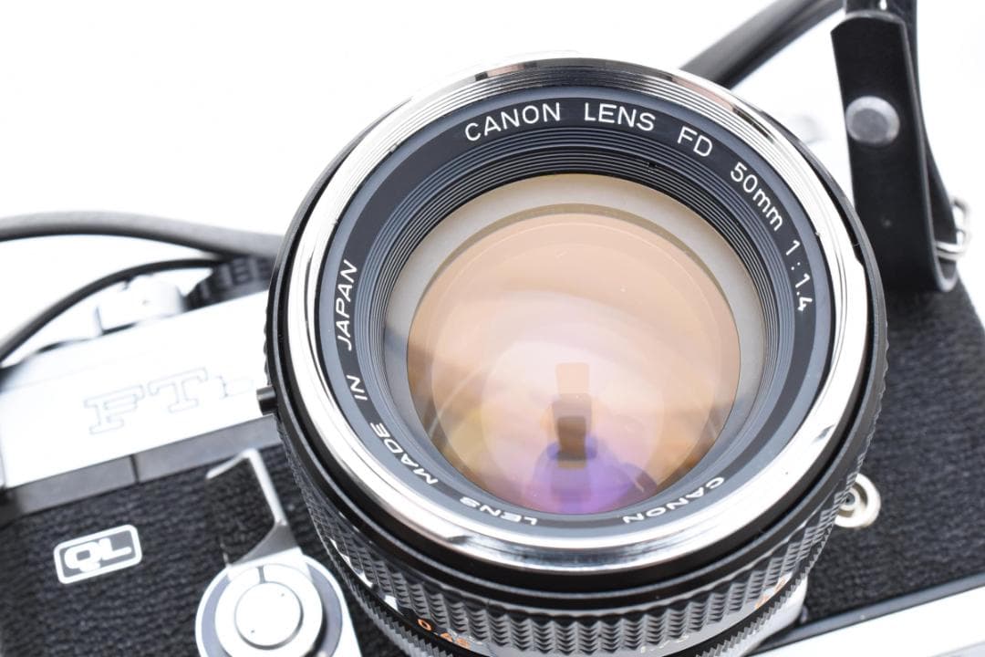 【完動品】Canon FTb QL FD50mm F1.4 フード付 1062