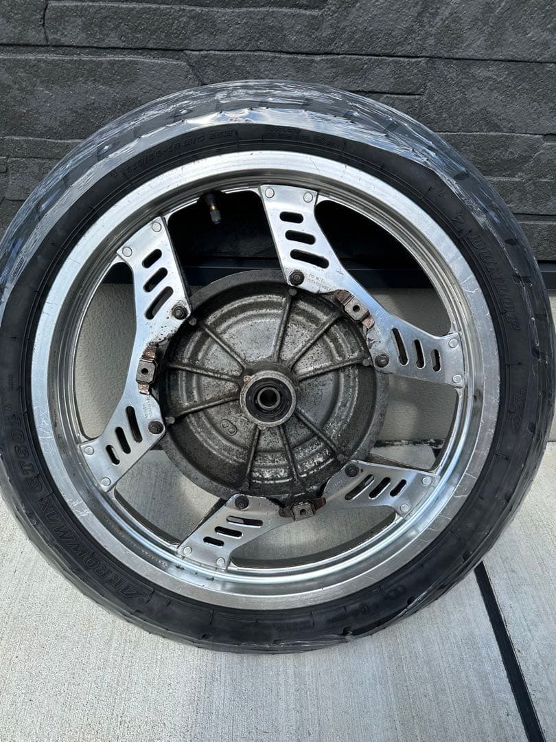 CBX550f 純正ホイール　新品同様タイヤ付き