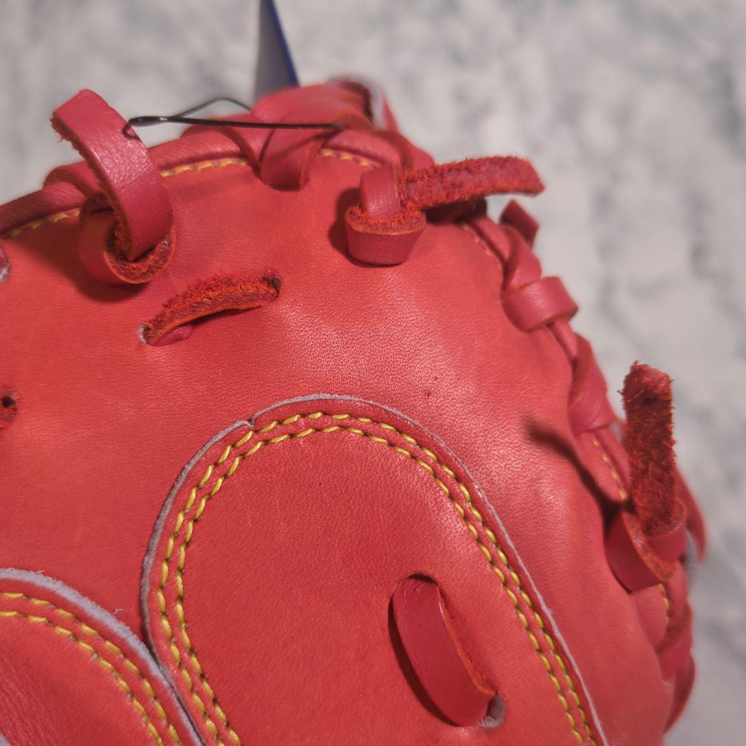 【未使用・タグ付き】アシックス　硬式野球用キャッチャーミット オレンジ