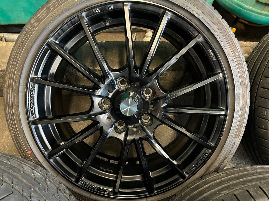 weds sa-35r 17インチタイヤホイールセット4本　塗装品