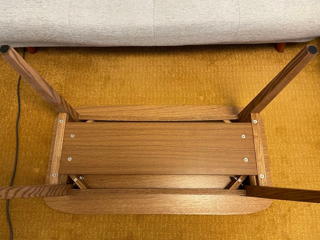 unico ウニコ　カフェテーブル クルト ブラウン w1000