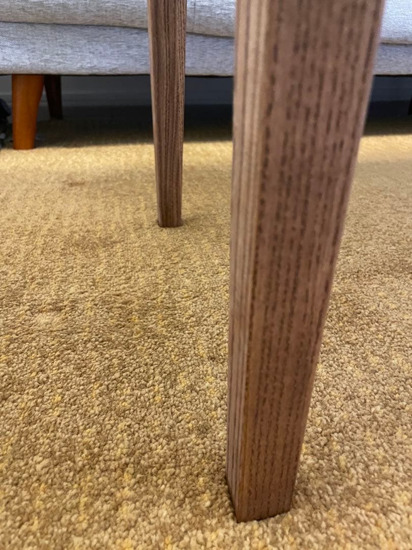 unico ウニコ　カフェテーブル クルト ブラウン w1000