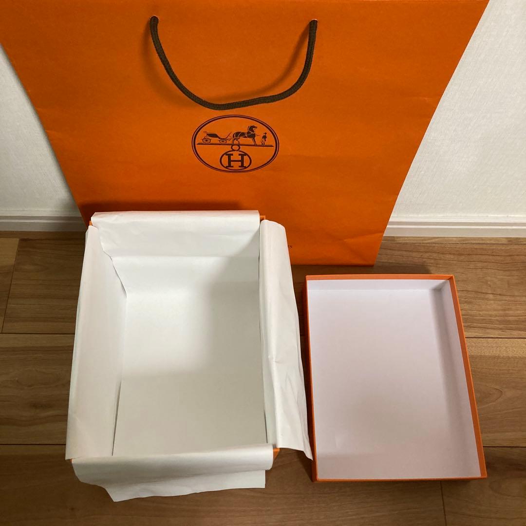 美品！エルメス　ピコタンPM オレンジボックス　空箱　薄紙・リボン・ショッパー付