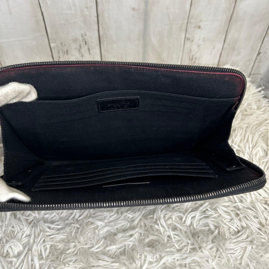 サンローラン　YSL クラッチバッグ　セカンドバッグ　レザー　ロゴ