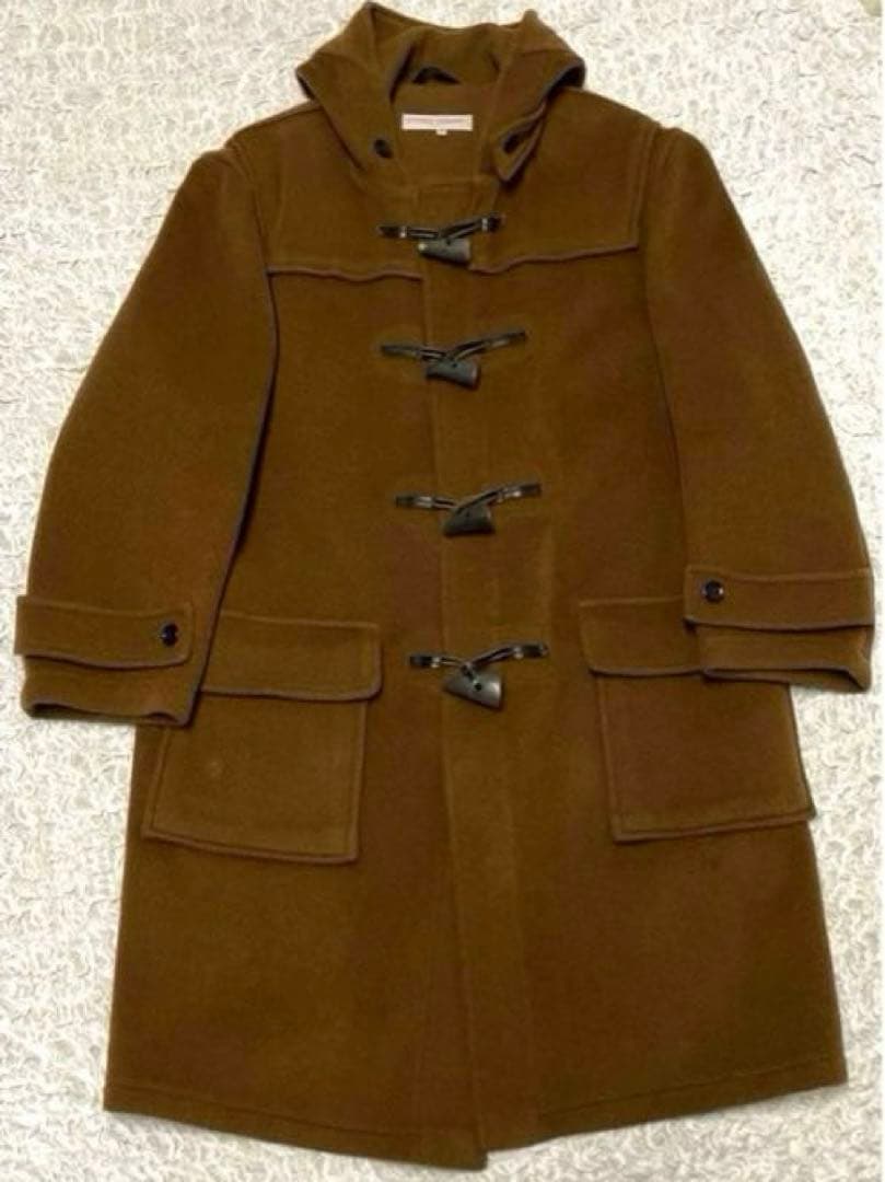 【希少】UNITED ARROWS イギリス製 ダッフルコート ヘリンボーン