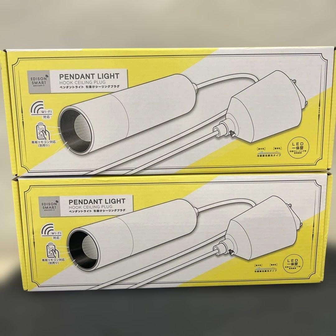 510065 エジソンスマート ペンダントライト 引掛けシーリング用ホワイト×2