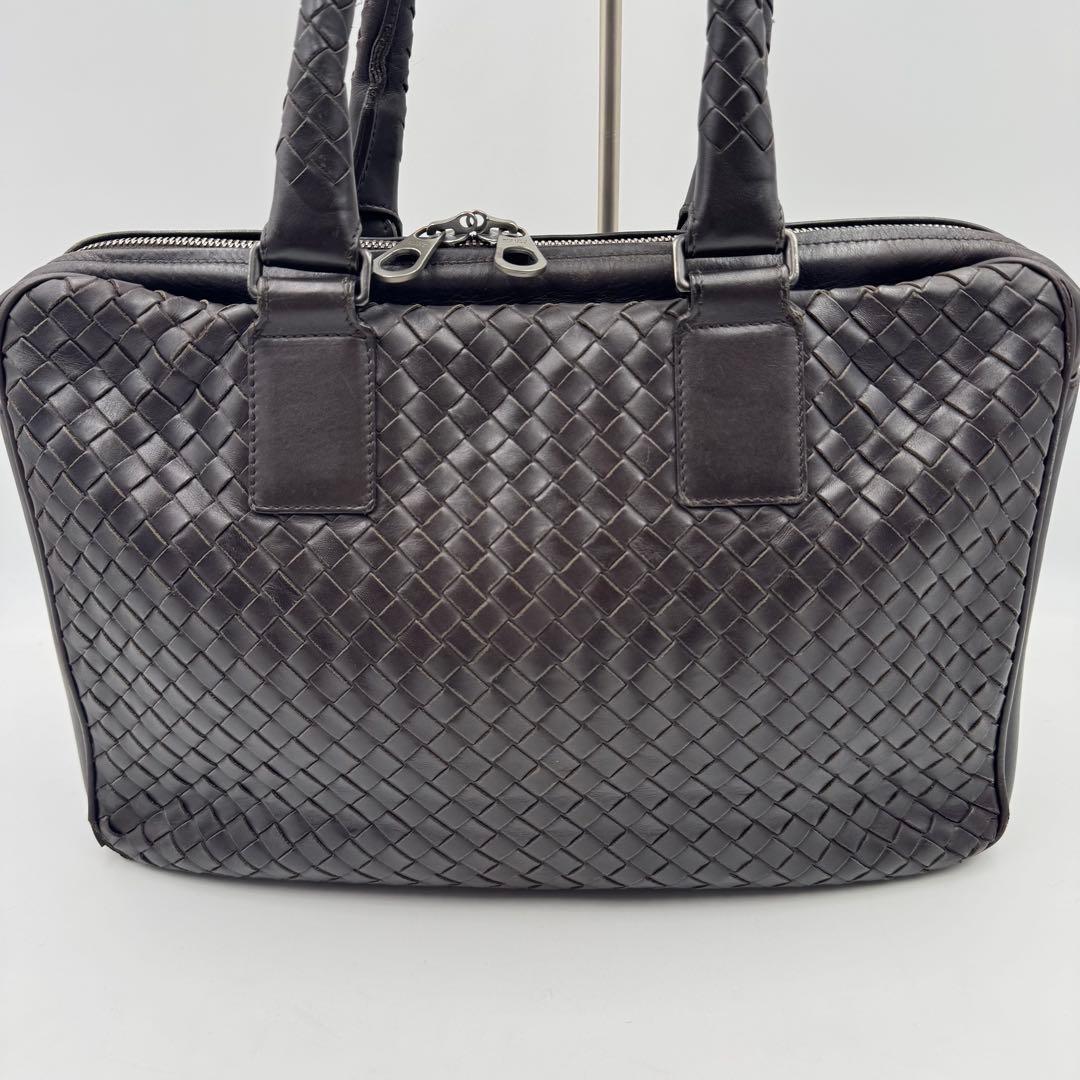 BOTTEGA VENETA ビジネスバッグ　ブラウン　オールレザー
