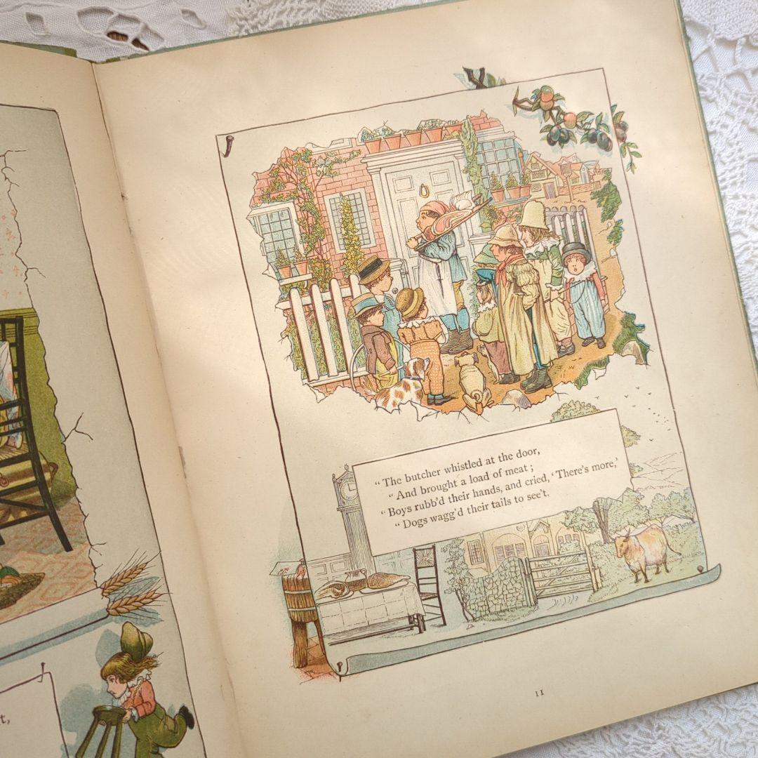 ジュリアン 稀少1882アンティーク絵本 児童書 洋書 ヴィクトリアン