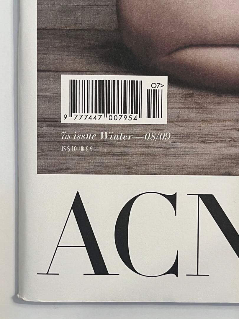 ACNE PAPER issue7 アクネペーパー　purple dutch