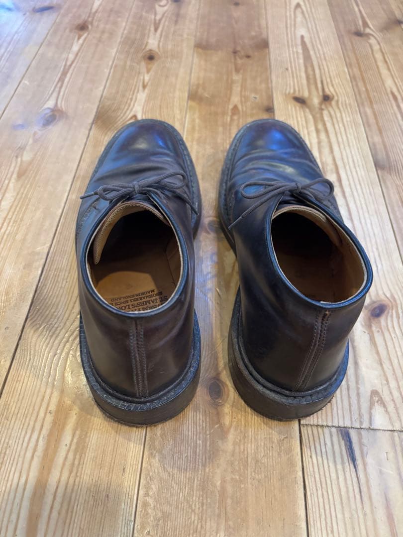 Tricker's コードバン チャッカブーツ 革靴