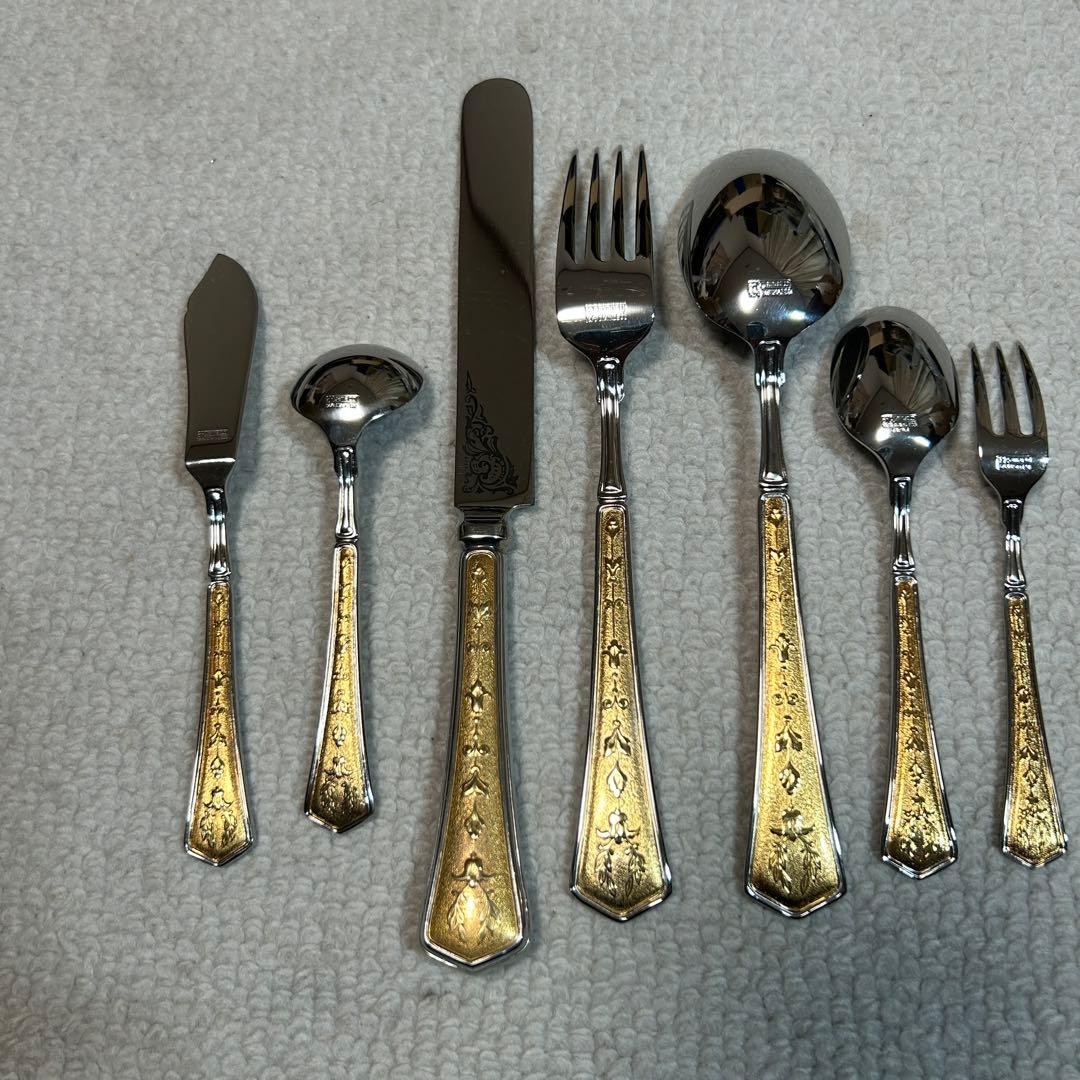 新品未使用品　ヤマコーカトラリーセット　7種類32本セット　18-8ステンレス