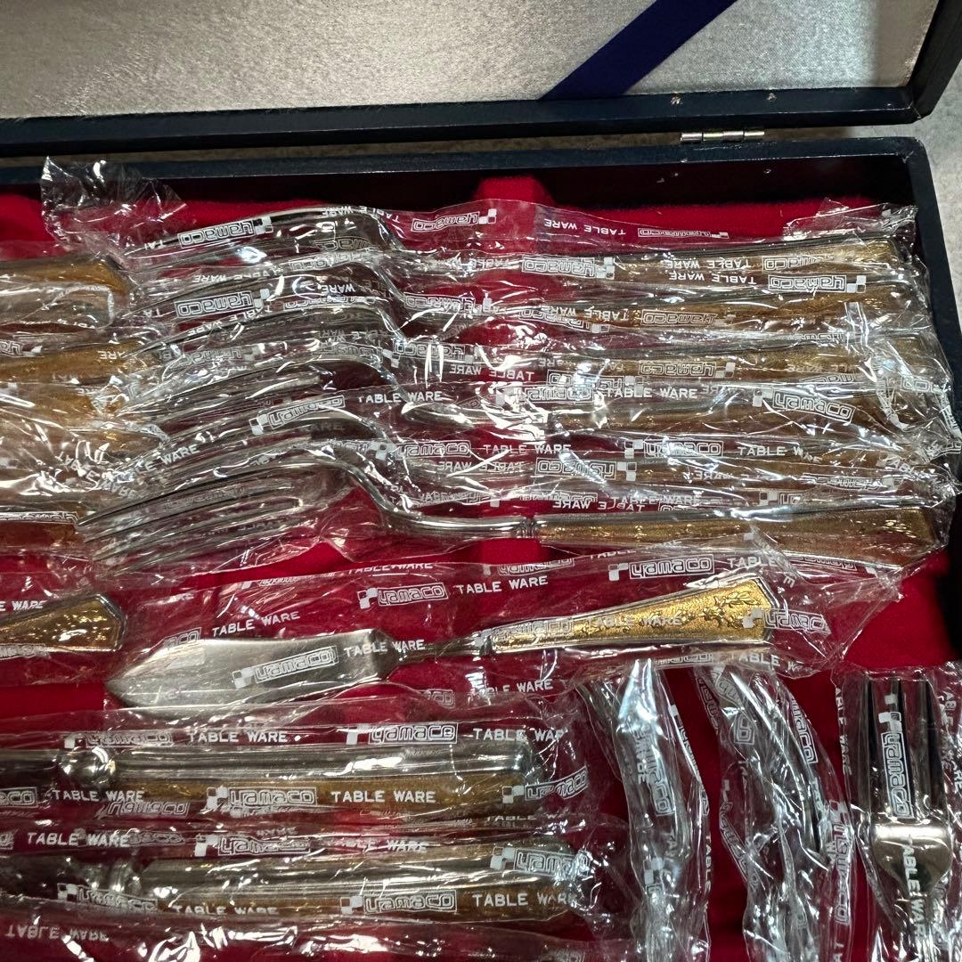 新品未使用品　ヤマコーカトラリーセット　7種類32本セット　18-8ステンレス