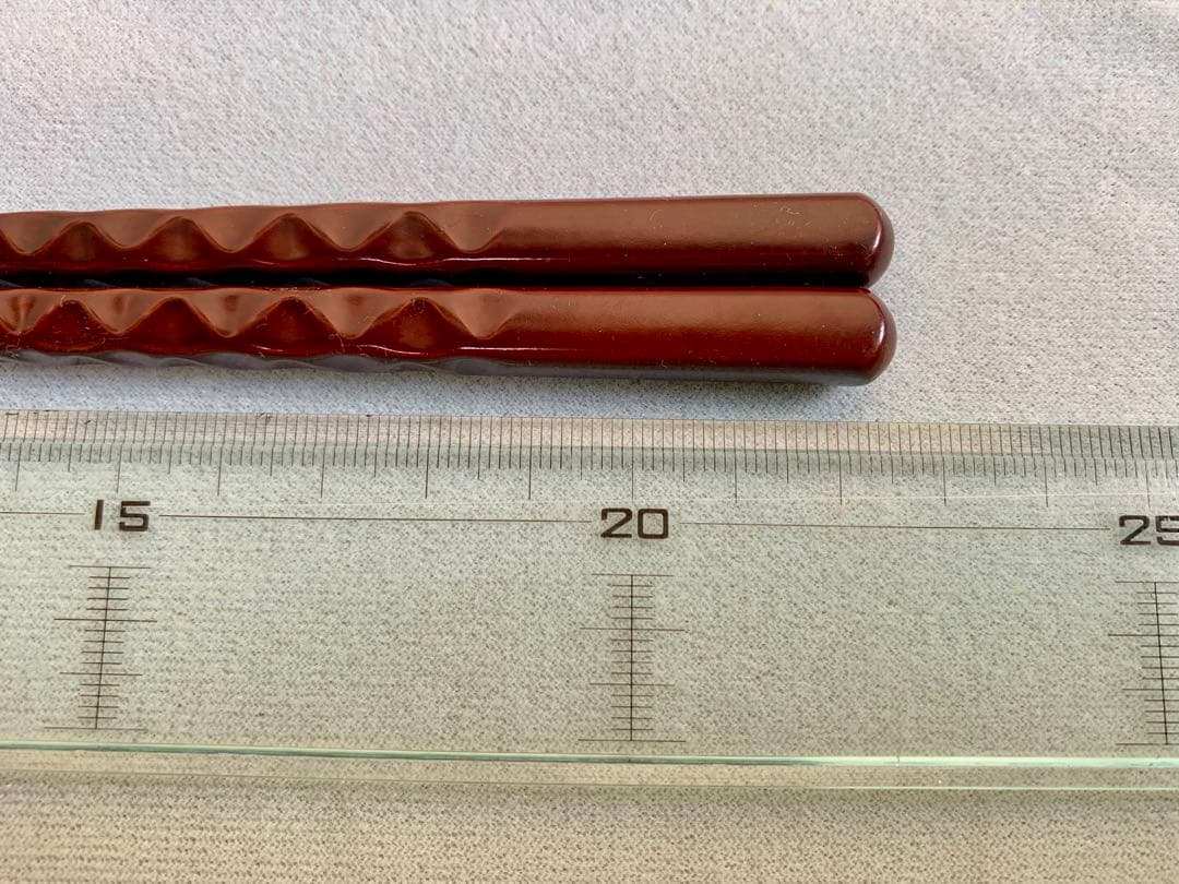 ☆【業務用】福井クラフト・PBT亀甲箸・エコ箸・チーク色・33膳