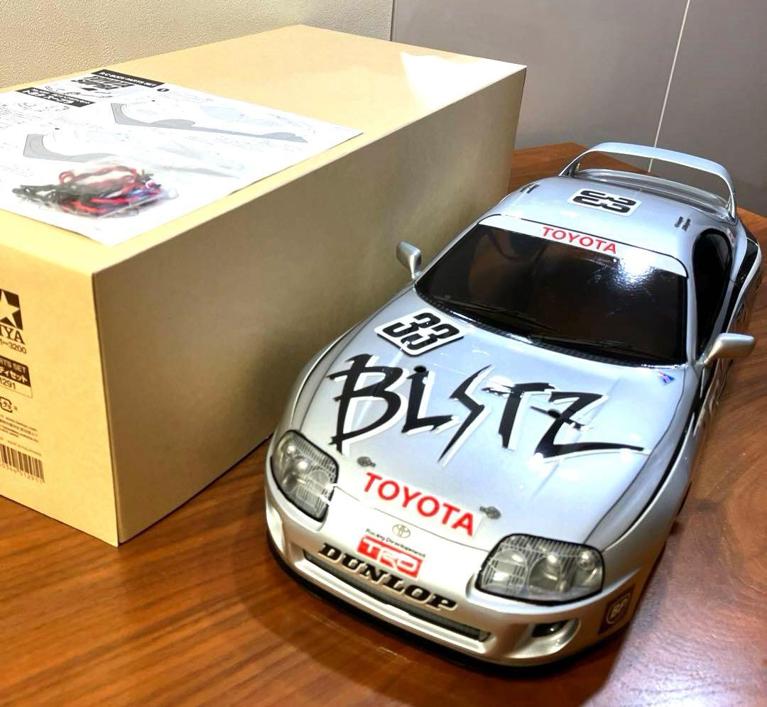 電飾付き タミヤ SP.1291 トヨタ 80スープラ スペアボディ