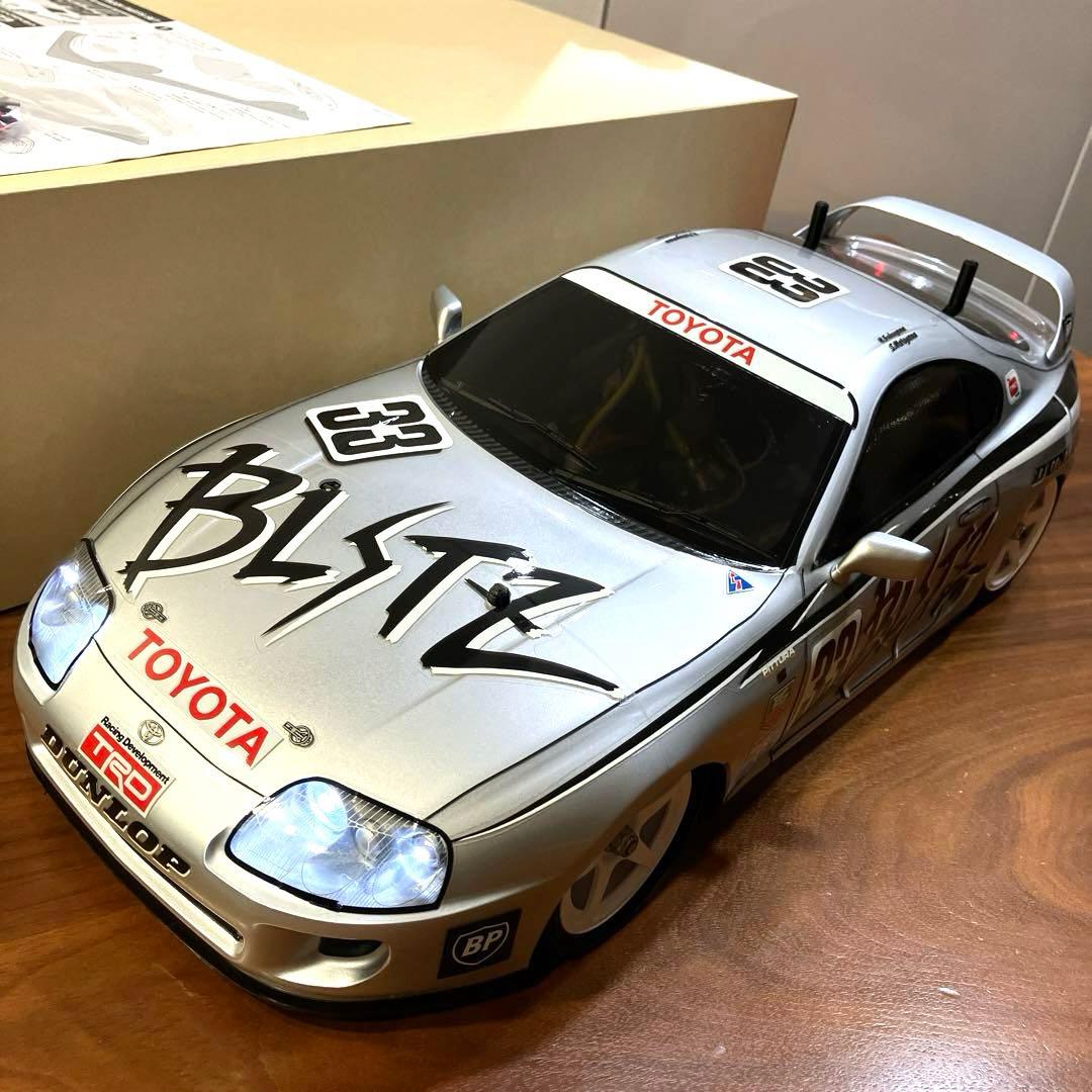 電飾付き タミヤ SP.1291 トヨタ 80スープラ スペアボディ