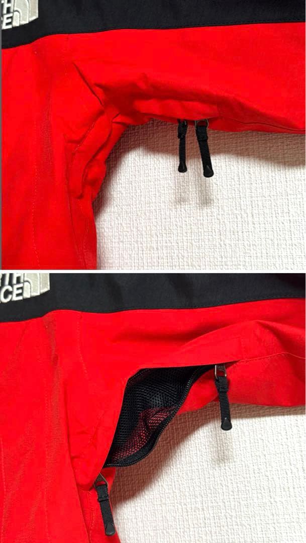 ノースフェイス キッズ 110 マウンテンジャケット GORE-TEX 赤 FR