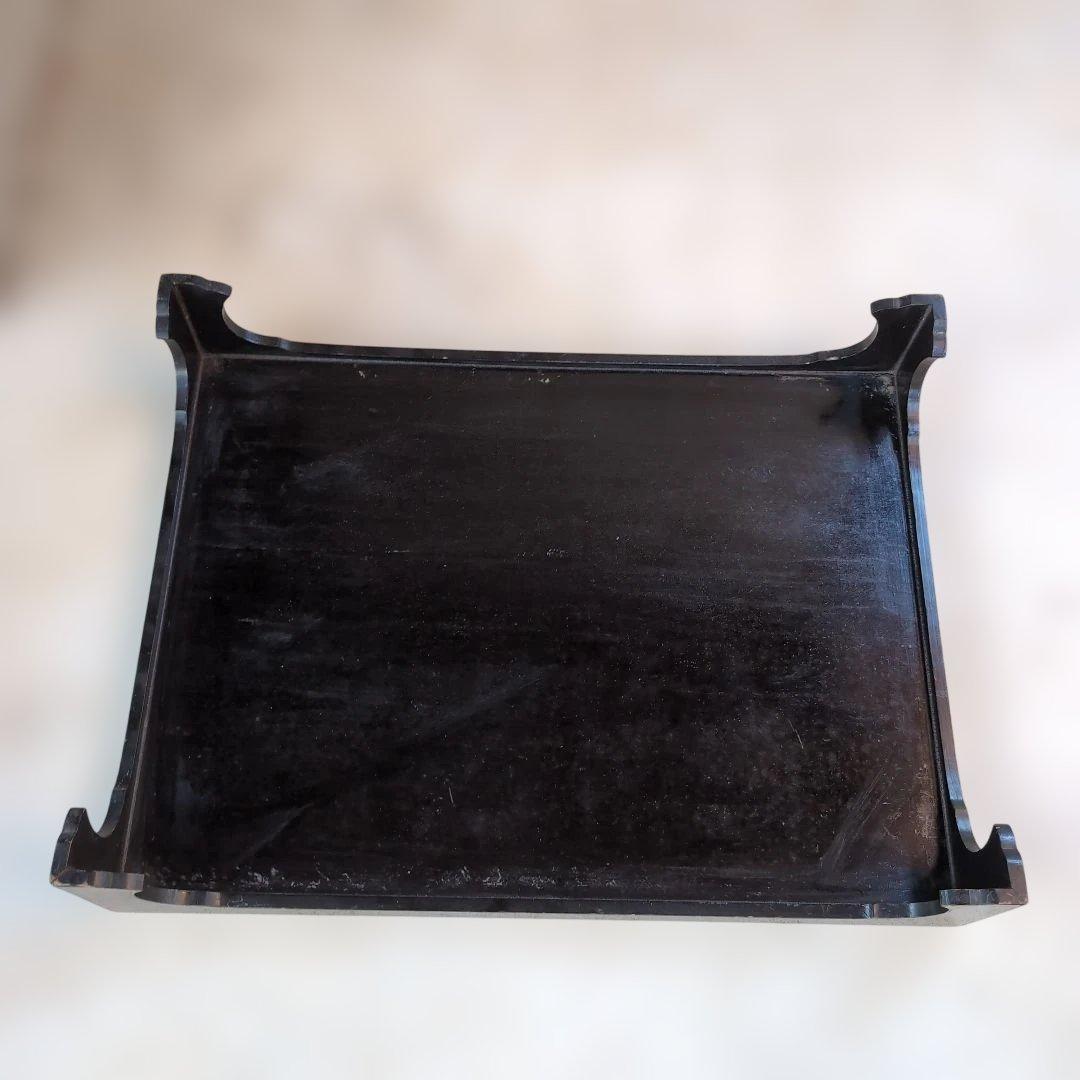 【骨董品】大きめ蒔絵折敷4枚