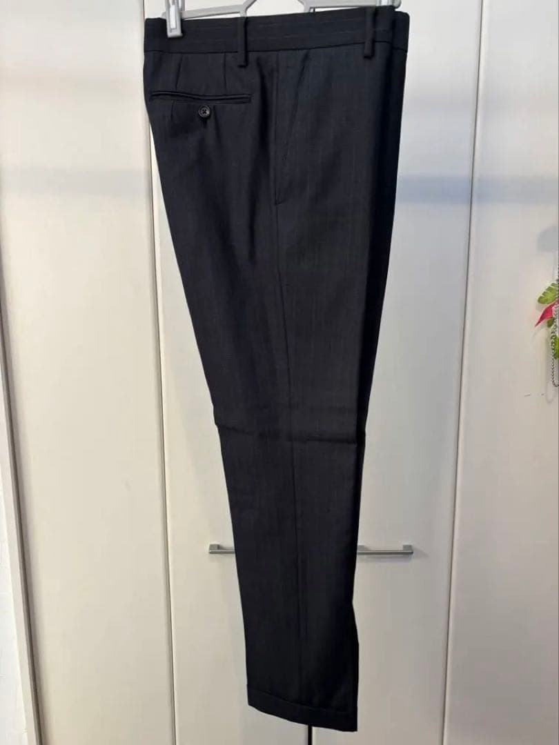 【美品】ポールスミス 2Bスーツ グレーストライプ REDA 日本製 Mサイズ