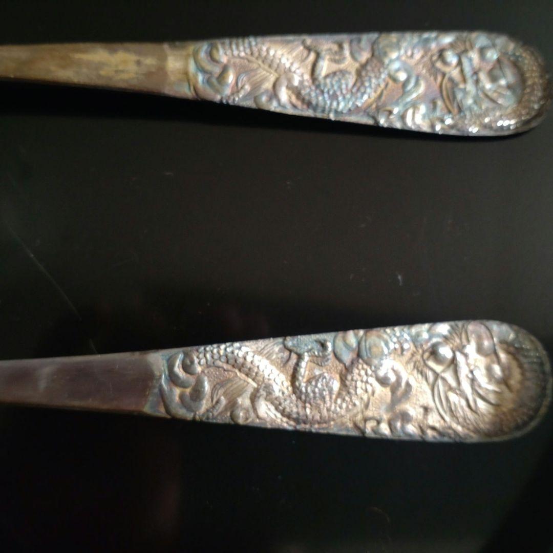 韓国　アンティ−ク カトラリーセット