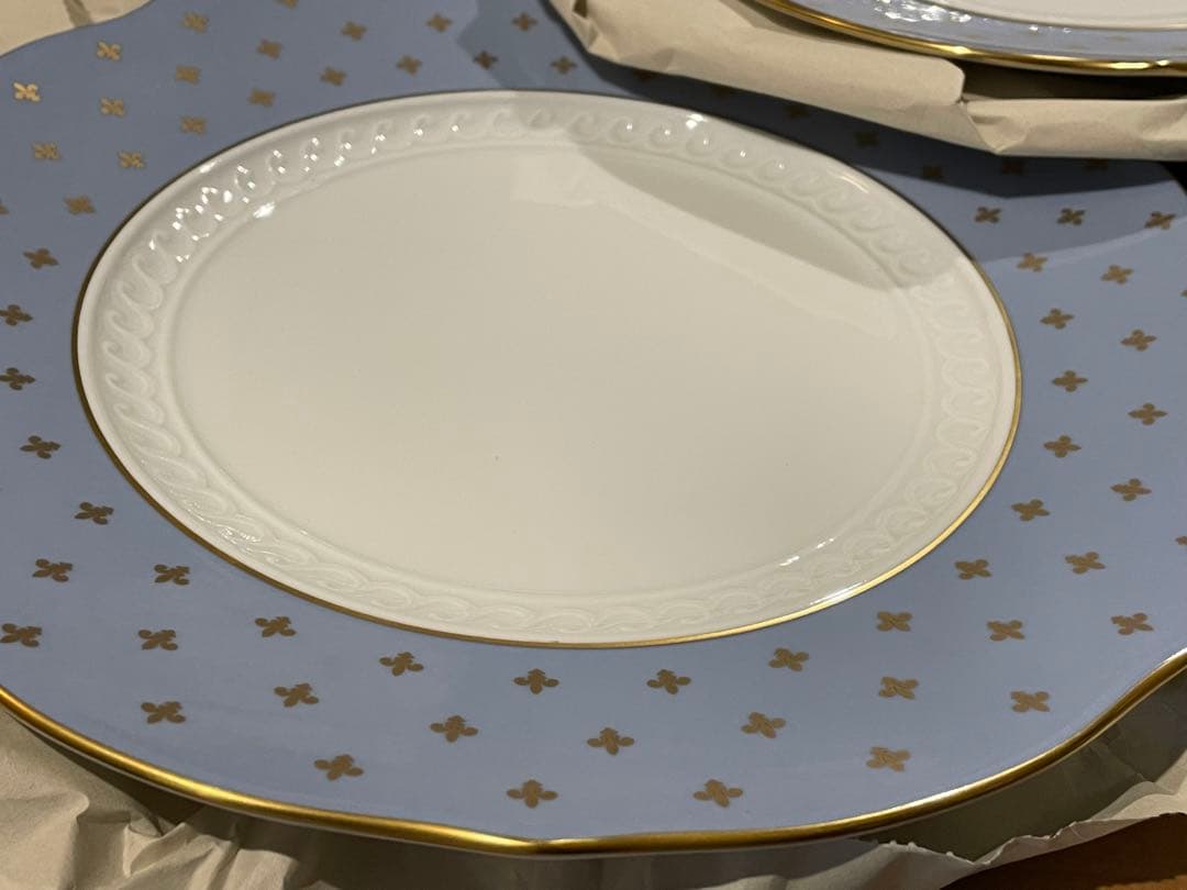 リチャードジノリ ジッリ インディゴ皿 プレート ラウンドプラター33cm 5枚