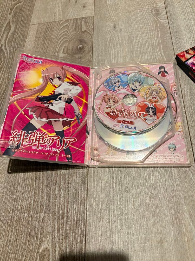 緋弾のアリア　CD.タペストリー、巨大うちわ、手提げカバン、本21巻