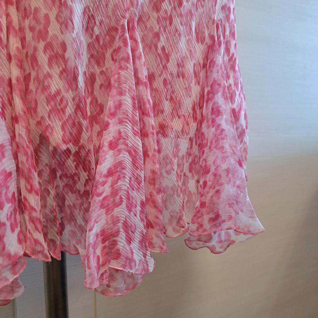 ブルーガール　シルクワンピース