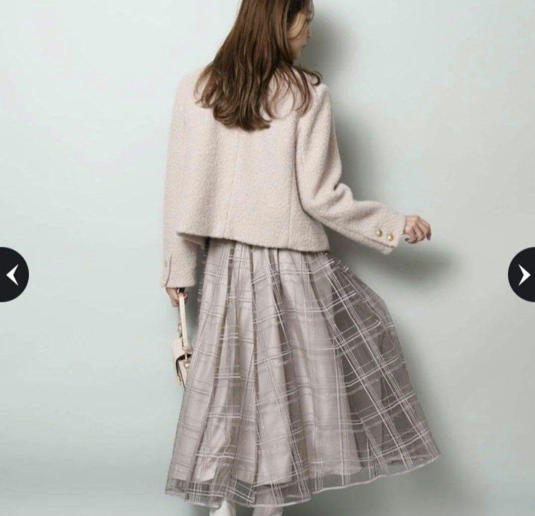❮新品未使用タグつき❯ JUSGLITTY シャギーブークレジャコット ピンク