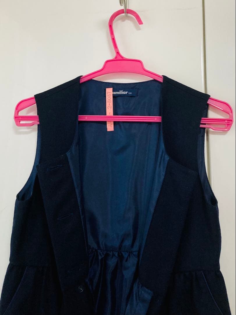 120 ファミリア アンサンブル クリーニング済 お受験 入学式