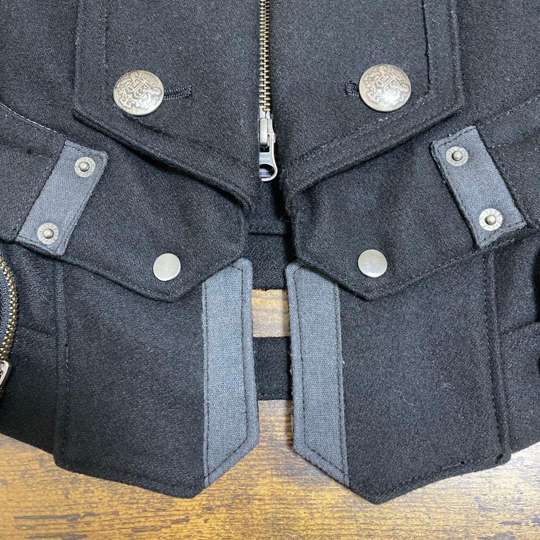 『PPFM』 ナポレオンジャケット ファー付き 平成Y2K Sサイズ