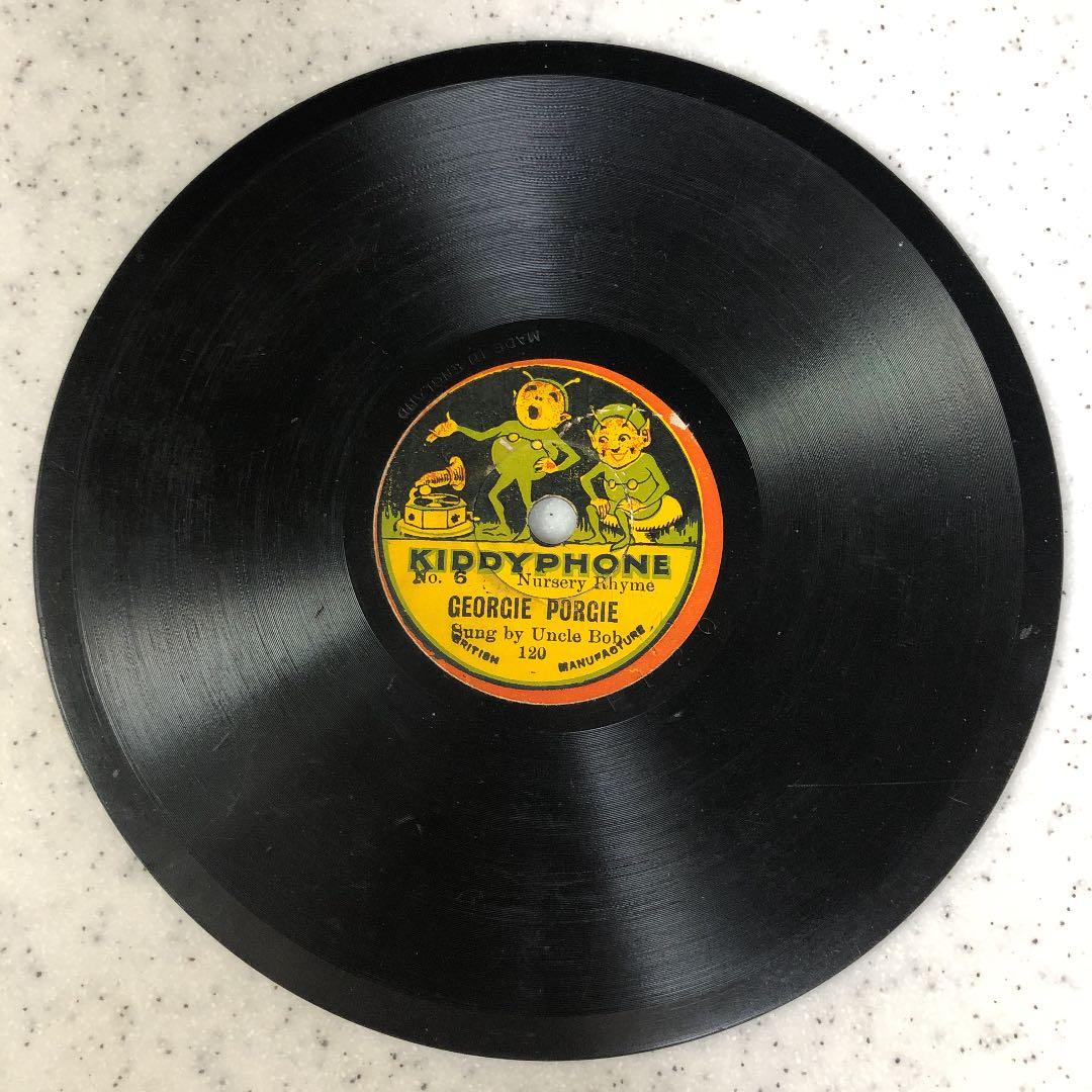 超稀少!! 英国製 ３枚セット 小型６インチ SPレコード