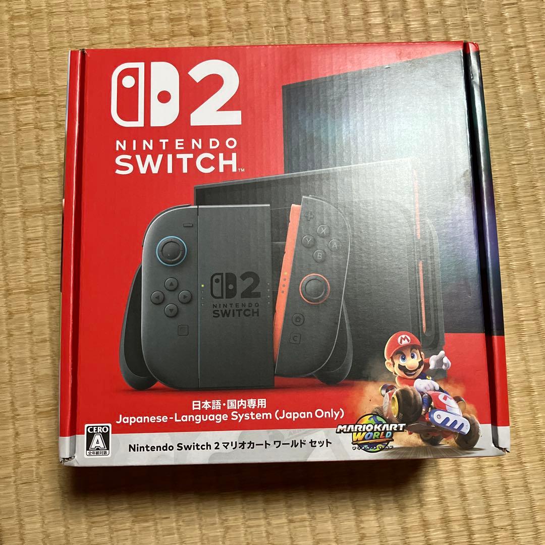 任天堂SWITCH2本体　マリオカートワールドセット　日本語専用