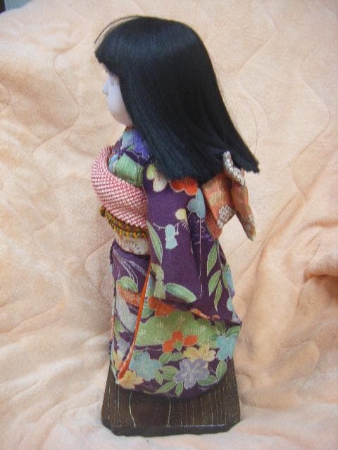 「京都洛齊」市松人形 女の子 約43cm・画像で判断下さい