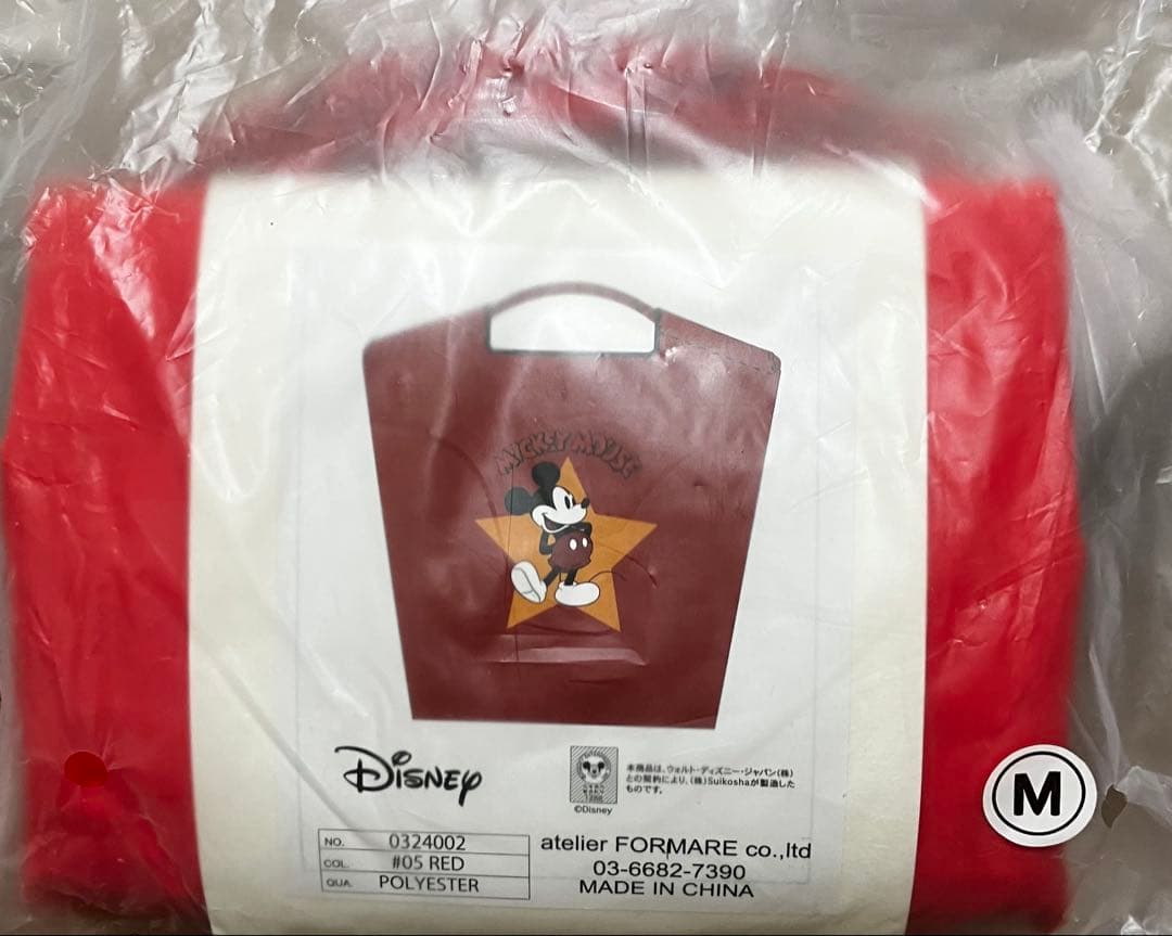 BALL&CHAIN Disney ミッキーマウス Mサイズ 赤　新品未使用