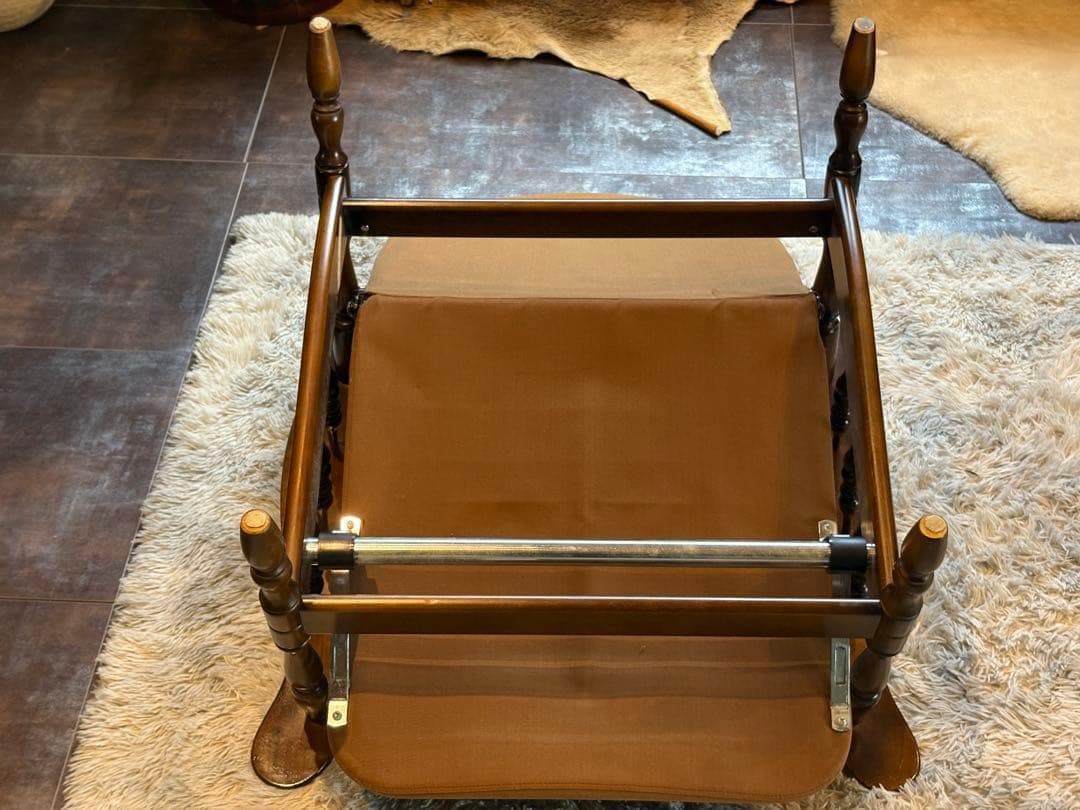 ①カリモク karimoku リクライナー　コロニアル　RC60 レトロ　GG