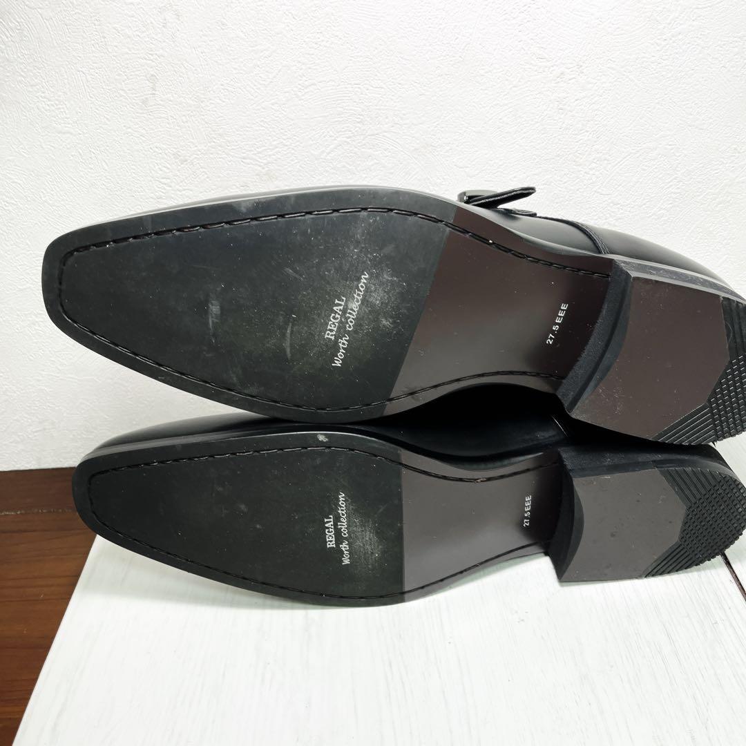 【極美品】REGAL モンクストラップ 黒 27.5 3E