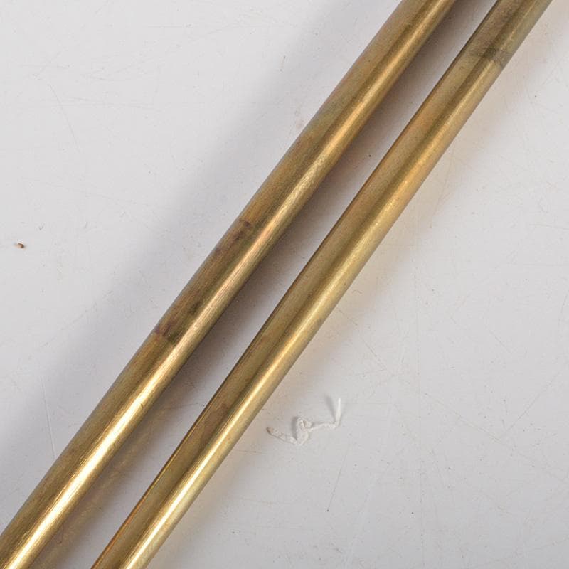 茶道具　下間庄兵衛造　銅製　御飾　火箸　共箱　C　6199