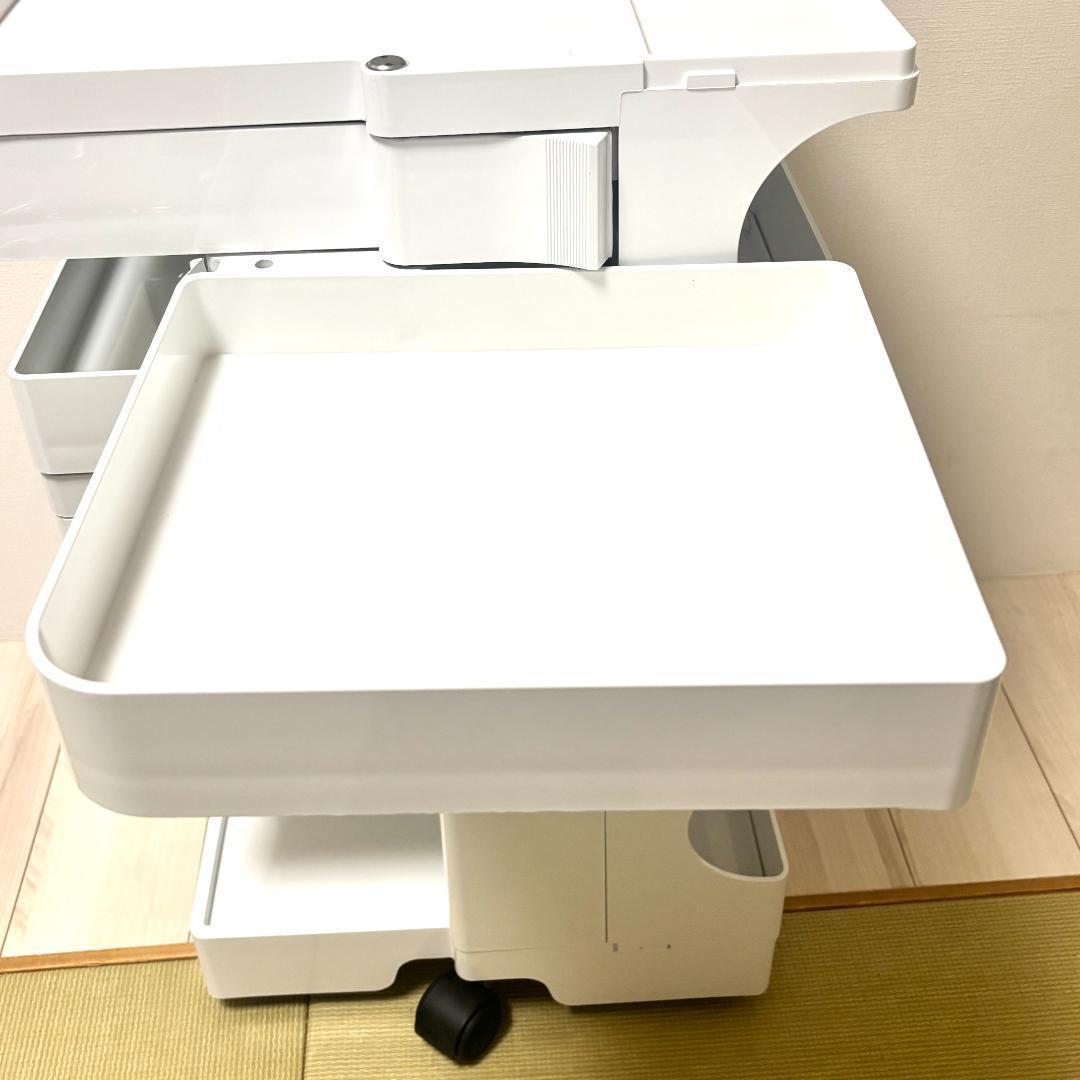 B-LINE ビーライン ボビーワゴン ホワイト 3段5段トレイ