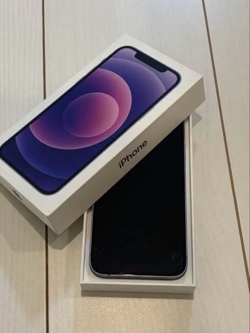 スマートフォン本体 iPhone12 purple