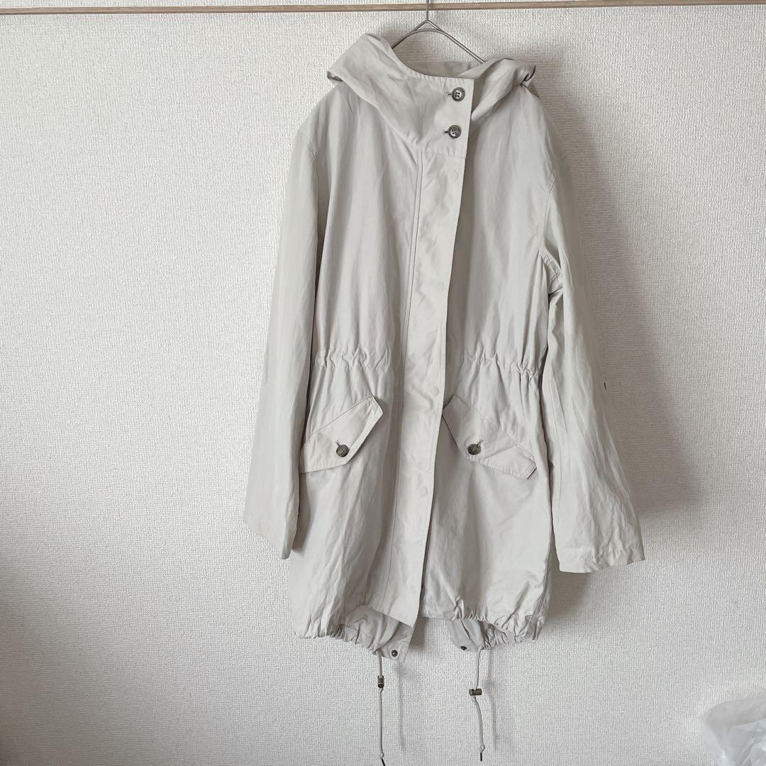 【23区/EMMETEX】ライトタッサーフーデッドコート40ライナー付