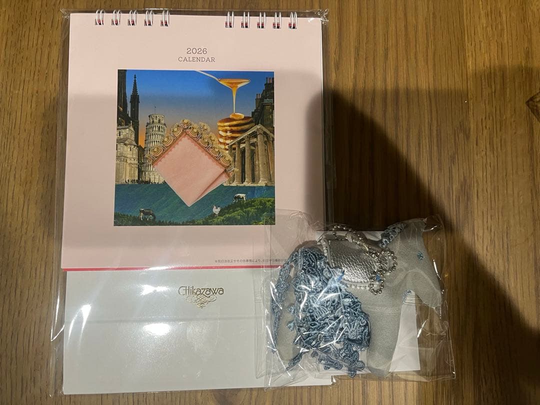 【近沢レース福袋2026】ポーチ&バッグ&ハンカチ&カレンダー&キーホルダー