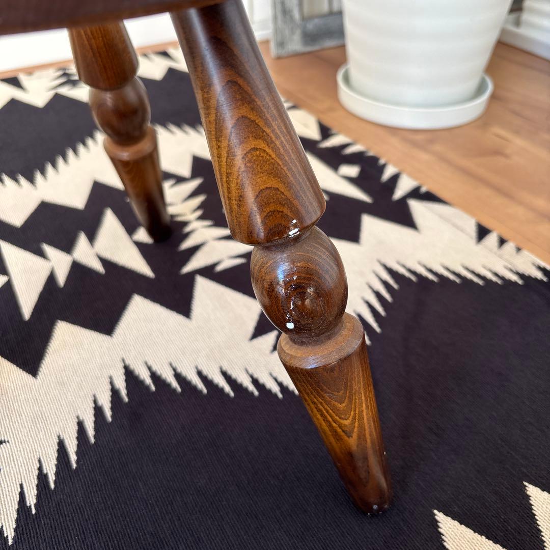 飛騨産業 キツツキマーク ミルクスツール 花台ヴィンテージ　アンティーク